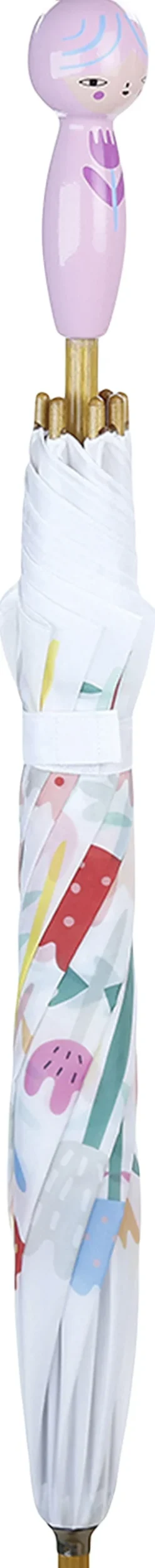 - Paraply - Blomsterpige pink af Suzy Ultman-VILAC New