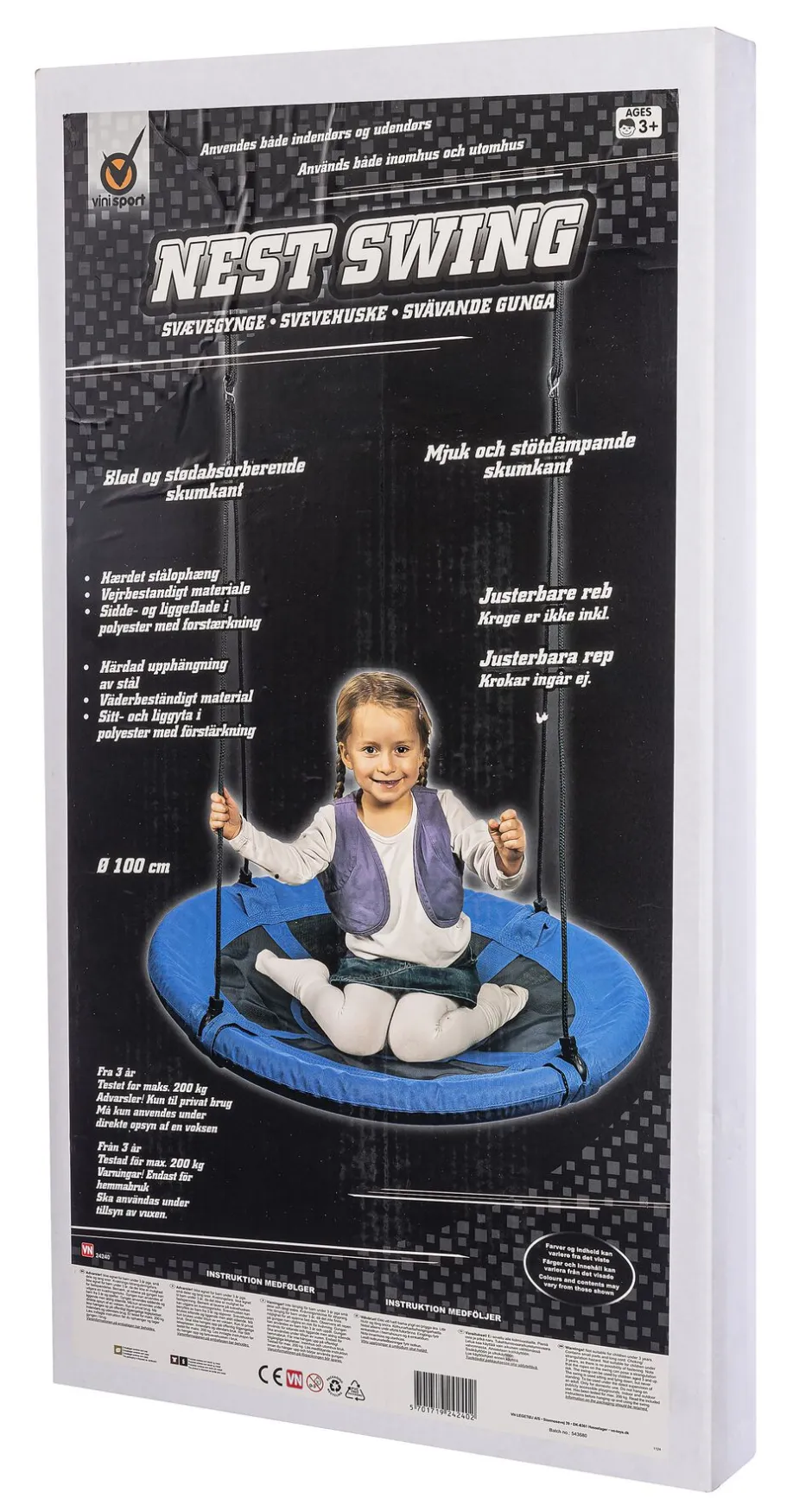 Clearance VINI SVÆVEGYNGE 100x180c Børn Udendørs Leg