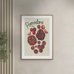 Violets Print House - Pomodoro-Poster & Frame