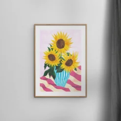 Hot VIOLETS PRINT HOUSE - Sunflowers Plakater & Rammer