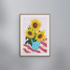 Hot VIOLETS PRINT HOUSE - Sunflowers Plakater & Rammer