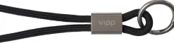 320 Key strap, Loft, black/metal, 18 cm-Vipp Sale