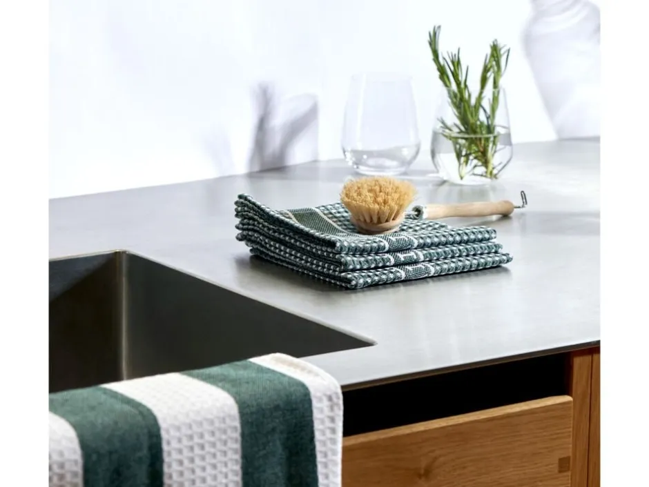 Outlet Viskestykke 90 x 60 cm Grøn Tekstiler Til Køkkenet