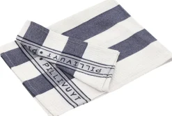 Online Viskestykke 90 x 60 cm Blå/Hvid Tekstiler Til Køkkenet