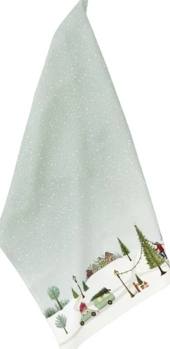 Sale Viskestykke Vinter 70 x 50 cm Arctic Ice Tekstiler Til Køkkenet