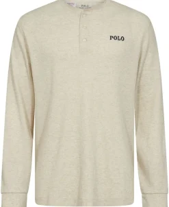 Sale Waffle-Knit Henley Sleep Shirt Nattøj