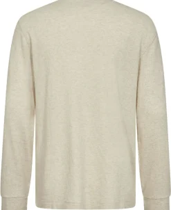 Sale Waffle-Knit Henley Sleep Shirt Nattøj