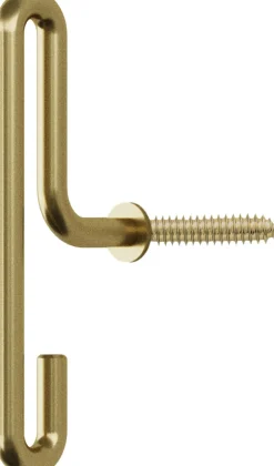 Moebe Knager & Knagerækker>Wall Hook, Matt Gold, Small x2