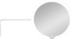 Wall mounted LED Vanity Mirror -MODO- Weiß Spejle