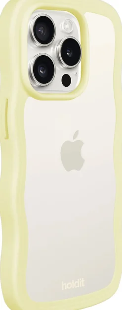 Online Wavy Case iPhone 15 Pro Max Lemonade/Transparent Dame Tech Covers