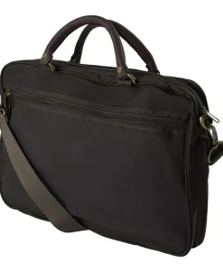 Wax Leather Briefcase-Barbour Hot