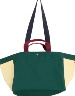Online Weekend Bag (Organic)-Small-Dark green multi Dame Rejse- & Sportstasker