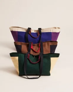 Online Weekend Bag (Organic)-Small-Dark green multi Dame Rejse- & Sportstasker