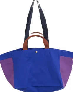 Weekend Bag (Organic)-Small-Electric blue multi-Hay New