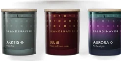 Hot Winter Solstice Seasonal Candle Giftset 65g x 3 Dufte Til Hjemmet