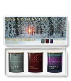 Hot Winter Solstice Seasonal Candle Giftset 65g x 3 Dufte Til Hjemmet