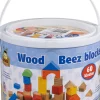 Børn B Beez Konstruktionslegetøj>WOOD BEEZ 60 KLODSER
