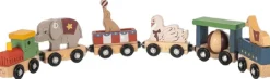 WOODEN ANIMAL TRAIN-Konges Sløjd Clearance