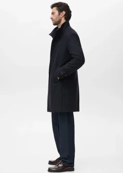 Wool funnel neck coat-MANGO Sale