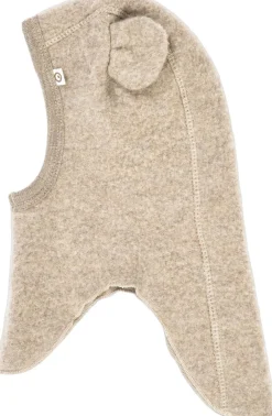 Børn Müsli by Green Cotton Uld>Woolly fleece bear balaclava
