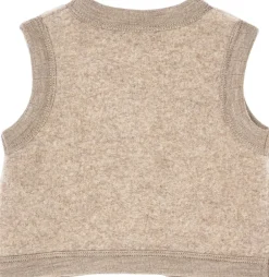 Woolly fleece vest Børn Overtøj