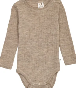 Børn Müsli by Green Cotton Bodies>Woolly rib l/s body