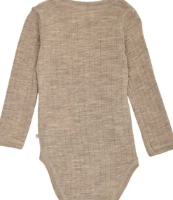 Børn Müsli by Green Cotton Bodies>Woolly rib l/s body