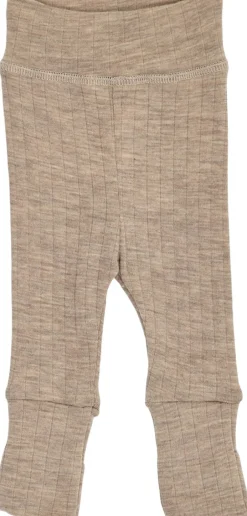 Børn Müsli by Green Cotton Uld>Woolly rib pants