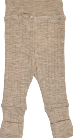 Børn Müsli by Green Cotton Uld>Woolly rib pants