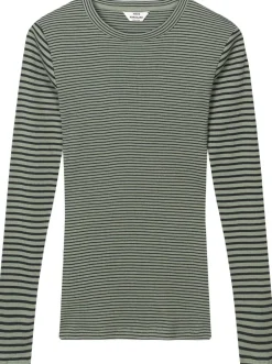 2x2 Cotton Stripe Tuba Tee LS-Mads Nørgaard - Copenhagen Discount