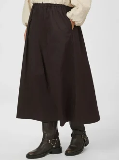 Yara Poplin Skirt-Neo Noir Clearance