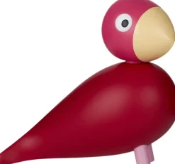 Hot Year Bird Flora 2024 H12. 5 cm pink Figurer & Skulpturer